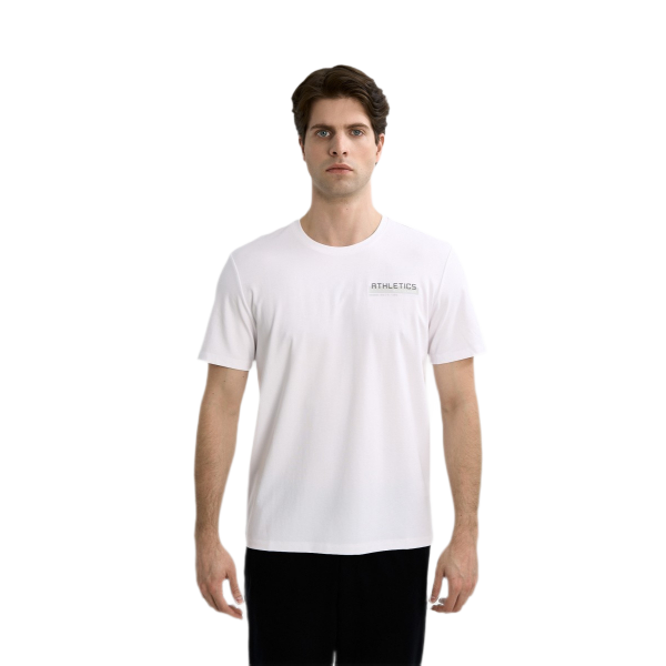 Anta Ss Fitness T-Shirt For Men, White