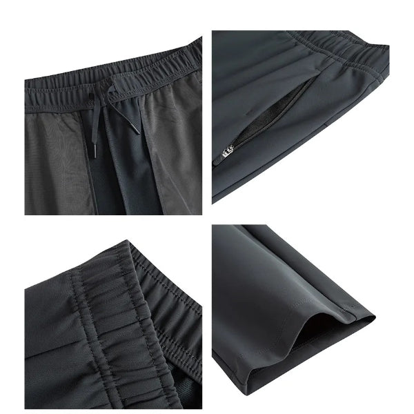 Anta Knit Track Fitness Pants For Men, D.Grey