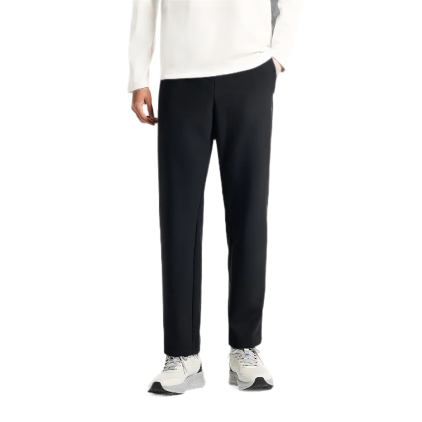 Anta Knit Track Fitness Pants For Men, Black