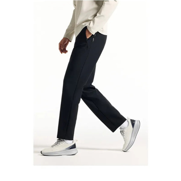 Anta Knit Track Fitness Pants For Men, Black