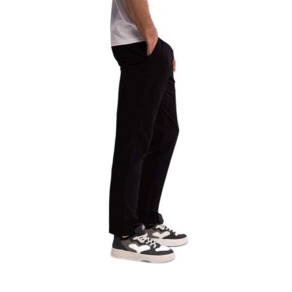 Anta Woven Track Fitness Pants For Men, Black