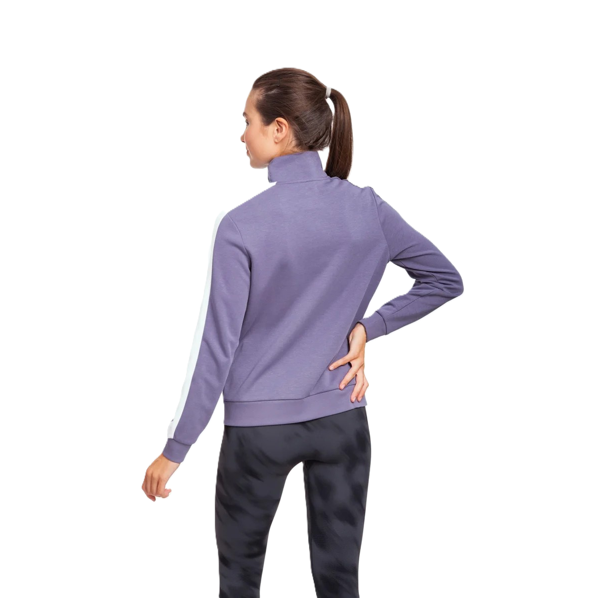 Anta Fitness Knit Track Top For Women, Purple