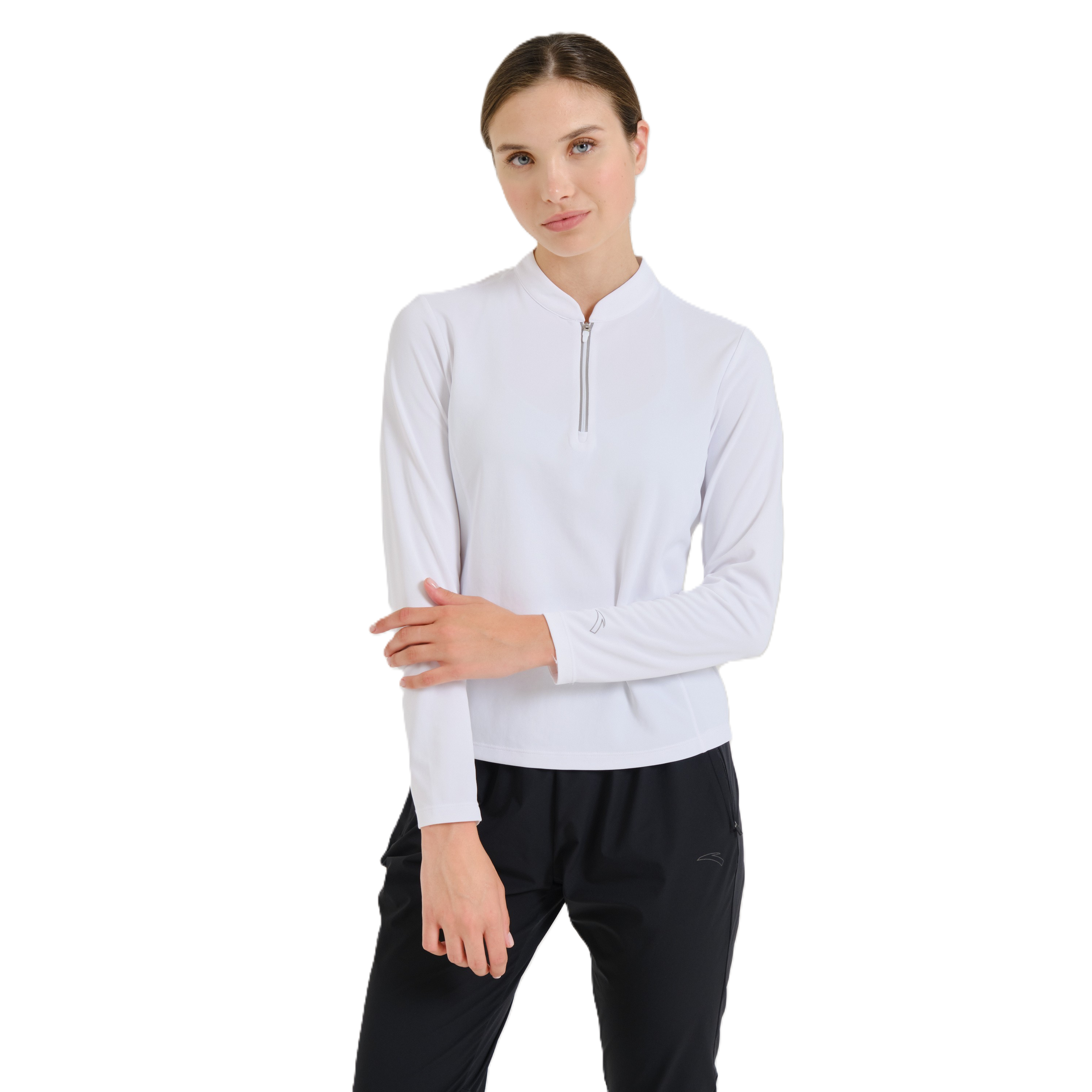 Anta Running Ls T-Shirt For Women, White