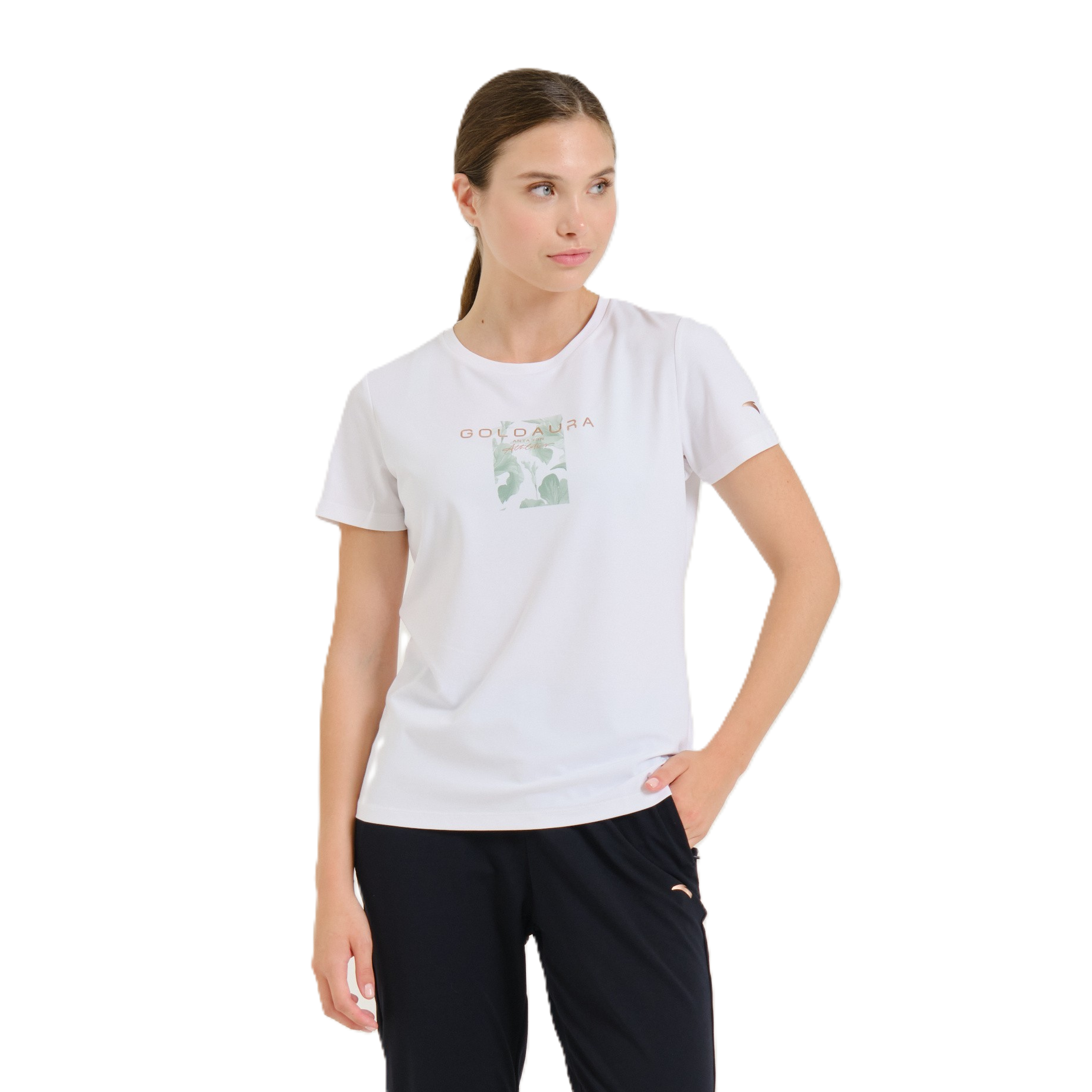 Anta Fitness Ss T-Shirt For Women, White