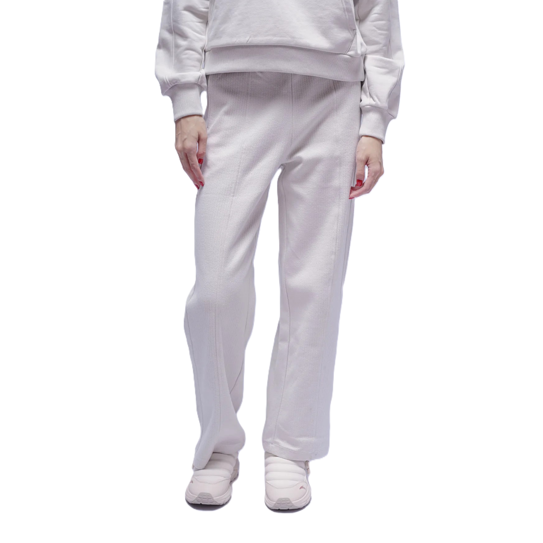 Anta Fitness Track Pants For Women, Mist Grey