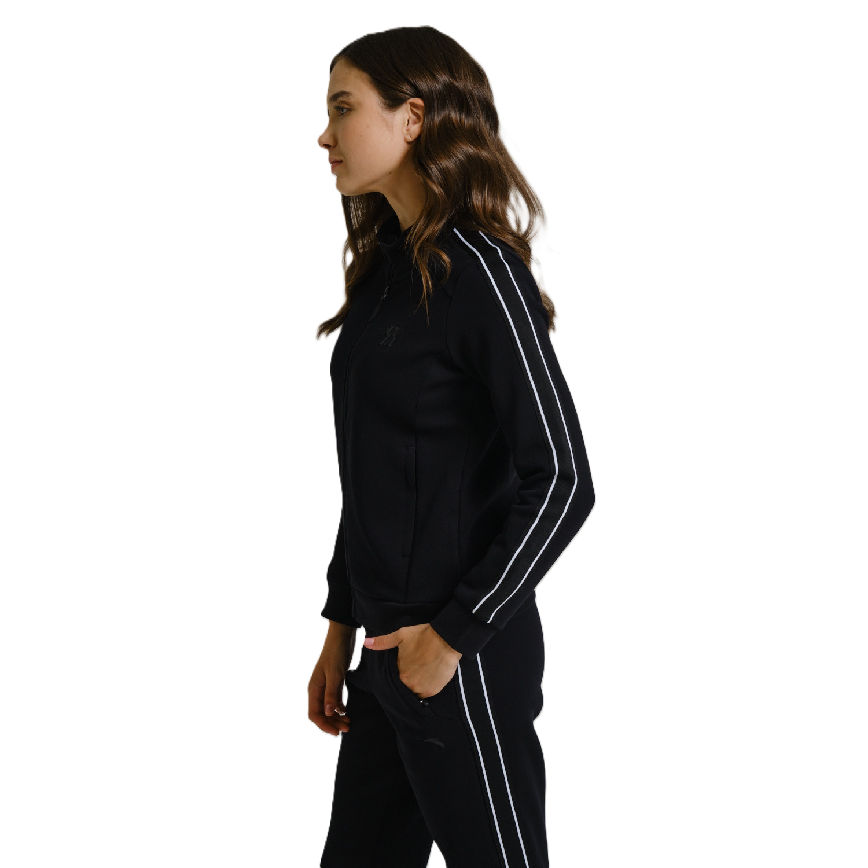 Anta Fitness Sweatshirt For Women, Black