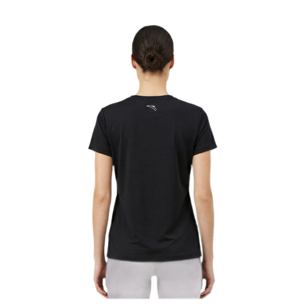 Anta Ss Running T-Shirt For Women, Black