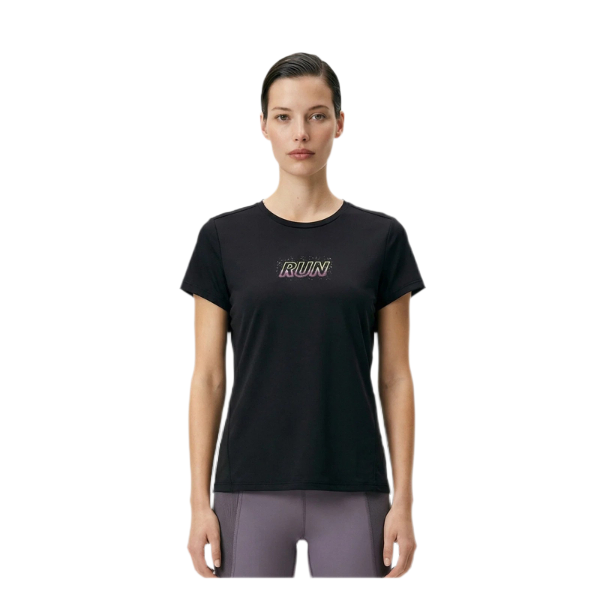 Anta Ss Running T-Shirt For Women, Black