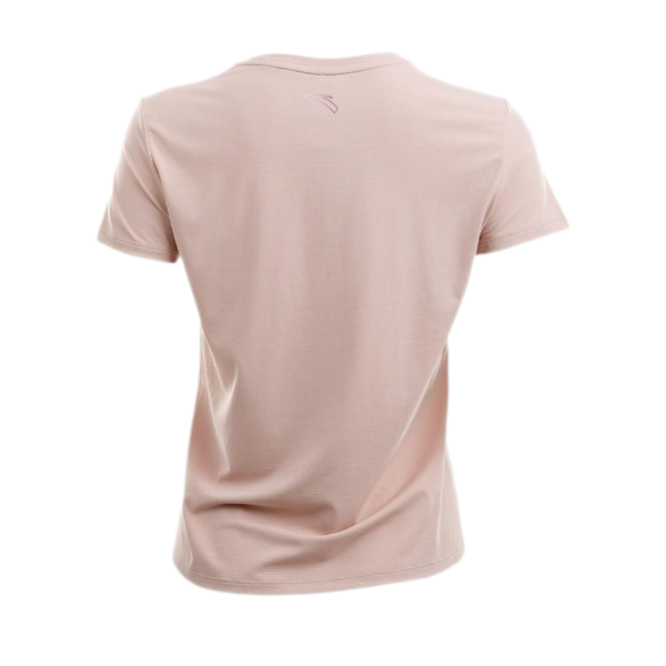 Anta Ss Running T-Shirt For Women, Pink