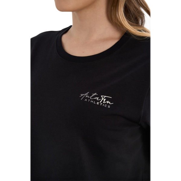 Anta Ss Fitness T-Shirt For Women, Black