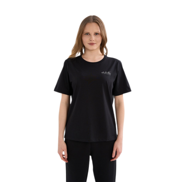 Anta Ss Fitness T-Shirt For Women, Black