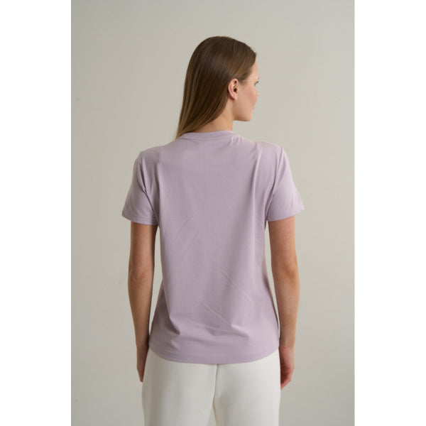 Anta Ss Fitness T-Shirt For Women, Purple