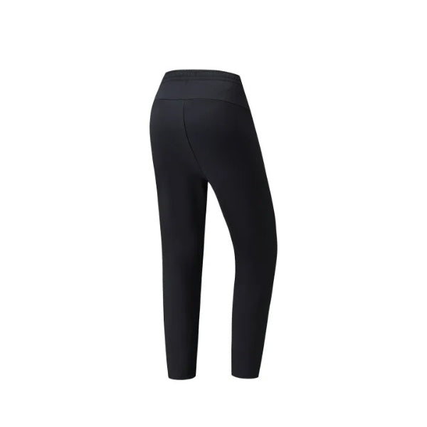 Anta Knit Track Fitness Pants For Women, Black