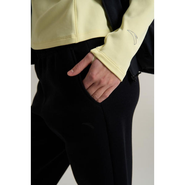 Anta Knit Track Fitness Pants For Women, Black