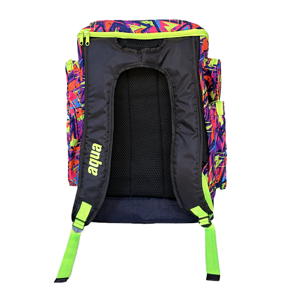 ZOYA AQUA BACKPACK FOR UNISEX, PURPLE&GREEN