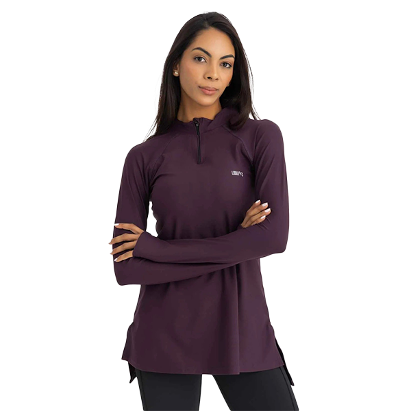 Libra Active Top L/S T-Shirt For Women, Midnight Plum