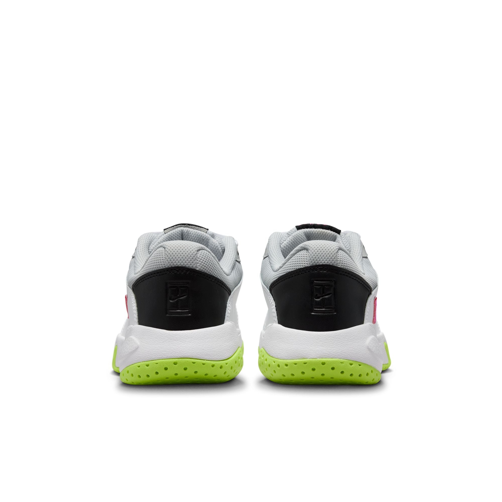 Nike Jr Court Lite 2 Tennis Shoes For Girls, White&Lime&Fuchsia
