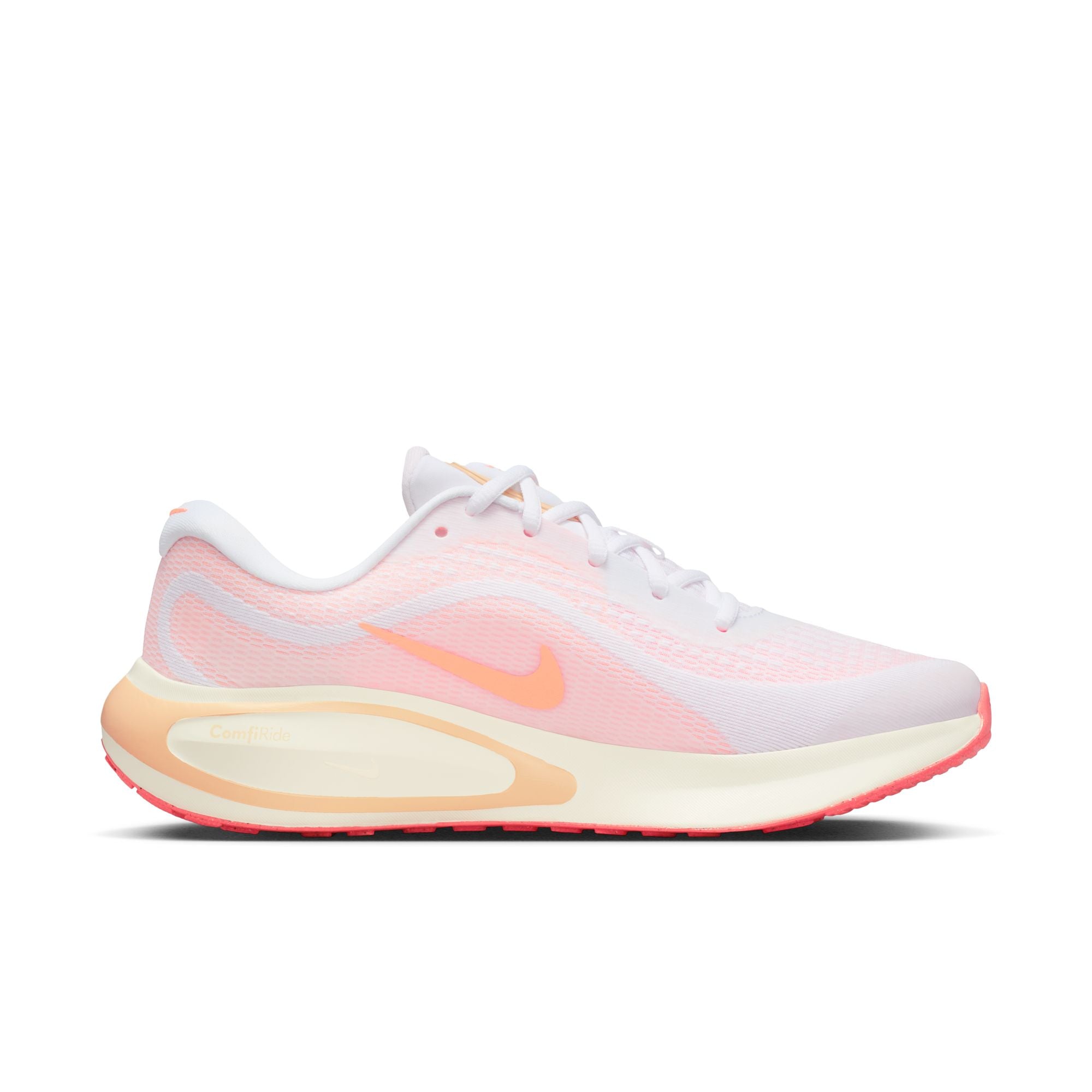 Nike Journey Run Running Shoes For Women, White&Orange