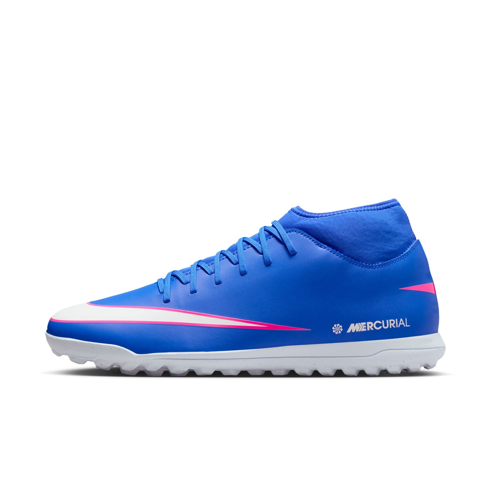Nike Superfly 10 Club Tf Tartan Shoes For Men, Blue&White