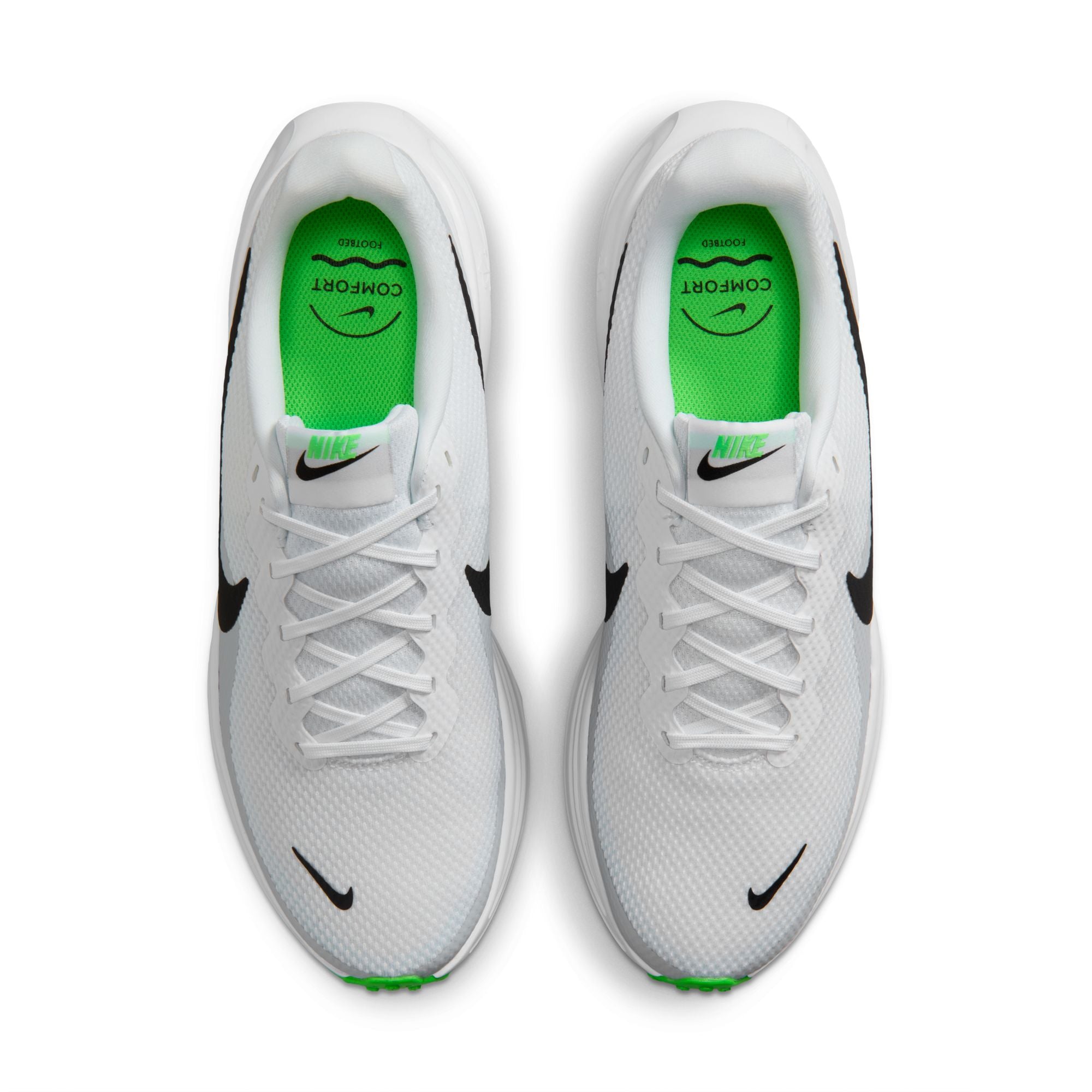 Nike Revolution 8 Running Shoes For Men, White&Platinum