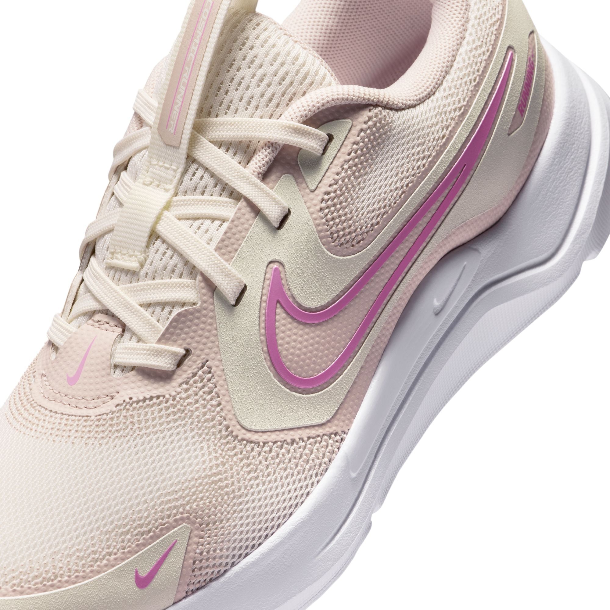 Nike Cosmic Runner Running Shoes For Boys, Pink&Purple
