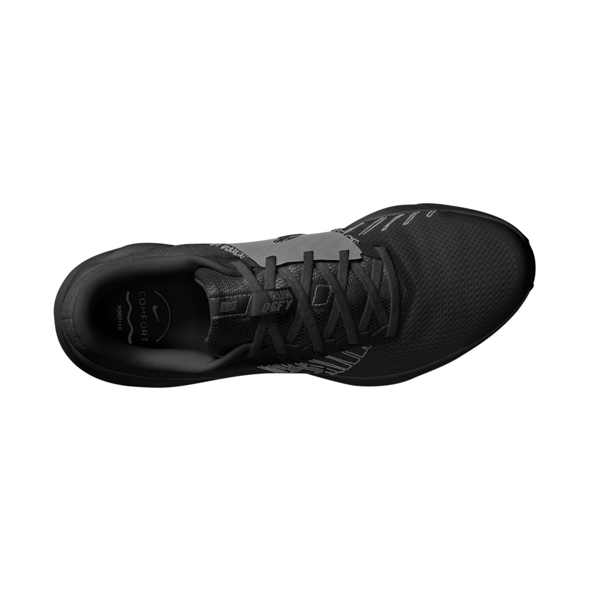 Nike Run Defy Running Shoes For Men, Black
