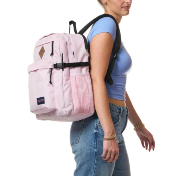 Jansport Main Campus Backpacks, Pink Ice