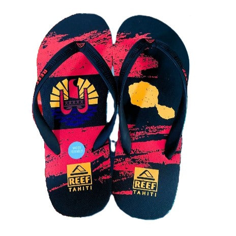 Reef Seaside Prints Tahiti Flip Flops For Men, Savate