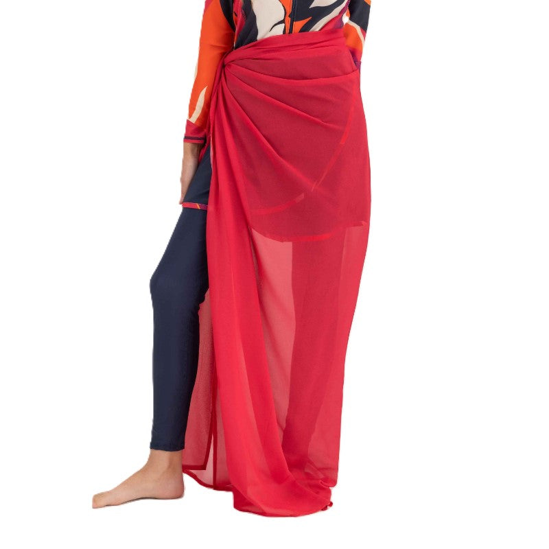 Libra Chiffon Wrap For Women, Fuchsia