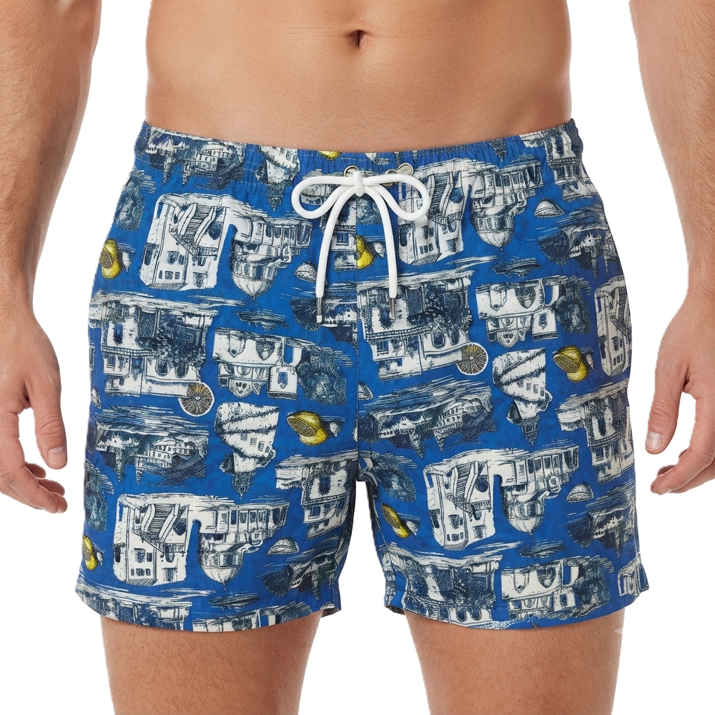 Tuggup Swimming Short For Men , Turquoise