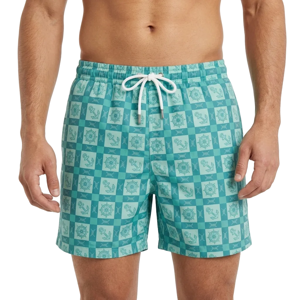 Tuggup Swimming Short For Men, Turquoise