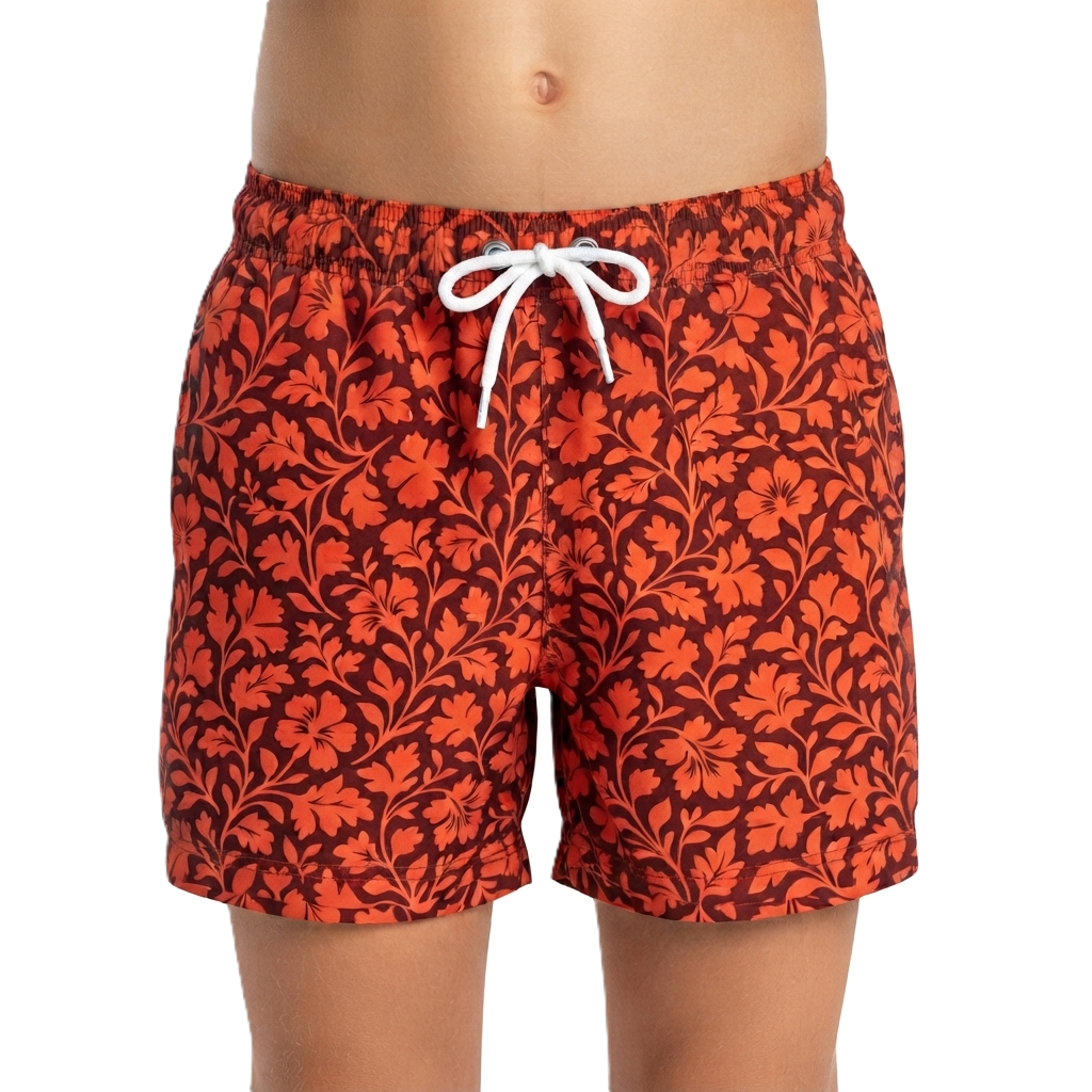 Tuggup Swimming Short For Boys , Orange