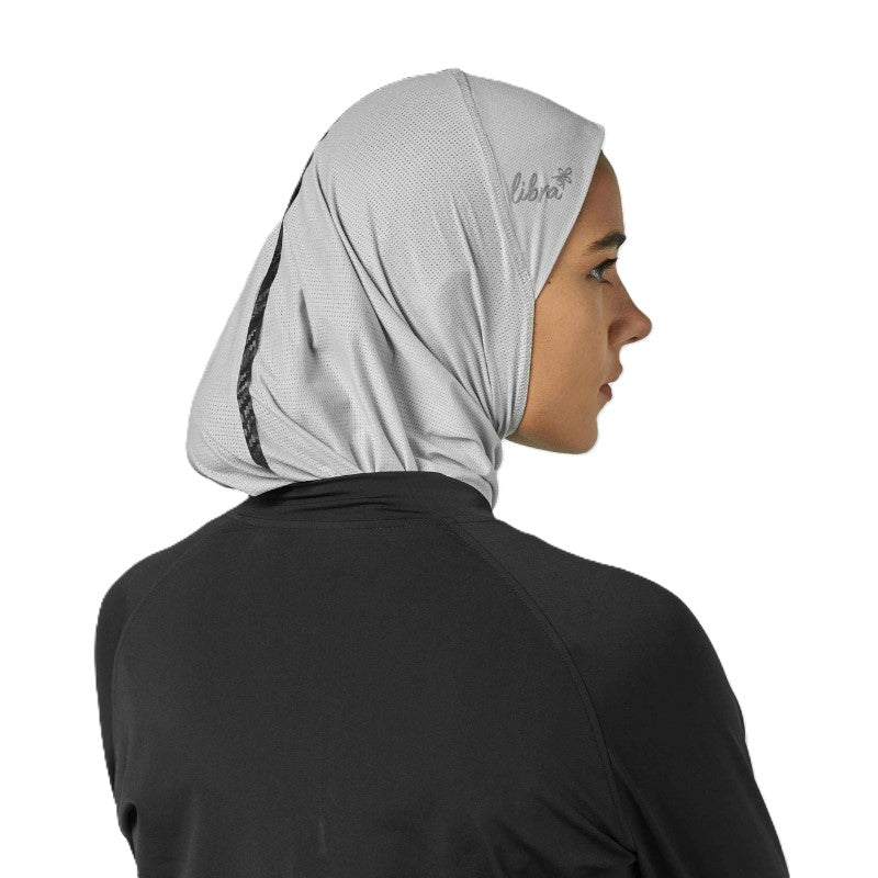 Libra Fitness Hijab Light For Women, Raindrop Grey
