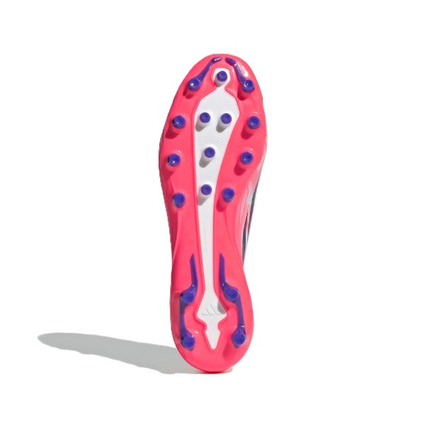 Adidas F50 Hyperfast League Ag Fg Shoes For Men, White And Purple