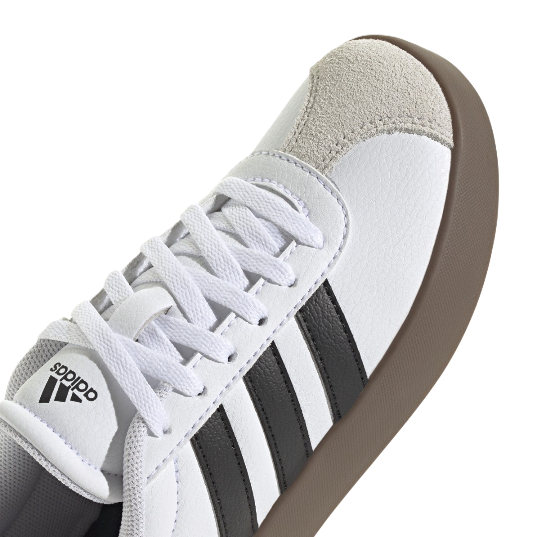 Adidas Vl Court 3.0 K Lifestyle Shoes For Boys, Black&White
