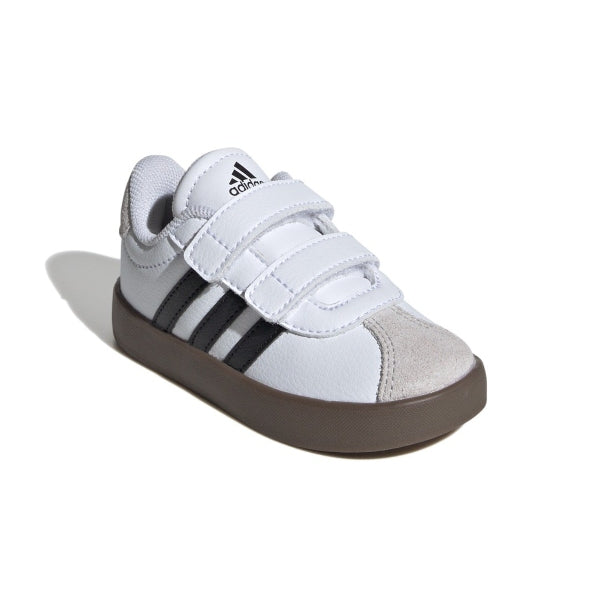 Adidas Vl Court 3.0 Cf I Lifestyle Shoes For Boys, White&Black&Grey