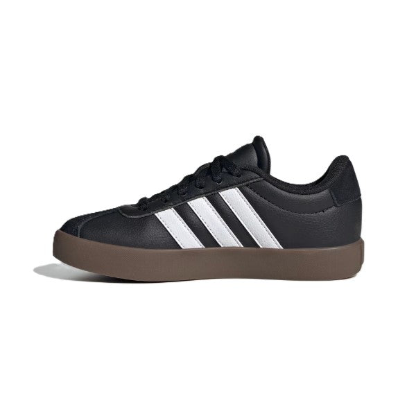 Adidas Vl Court 3.0 K Lifestyle Shoes For Boys, White&Black&Pink