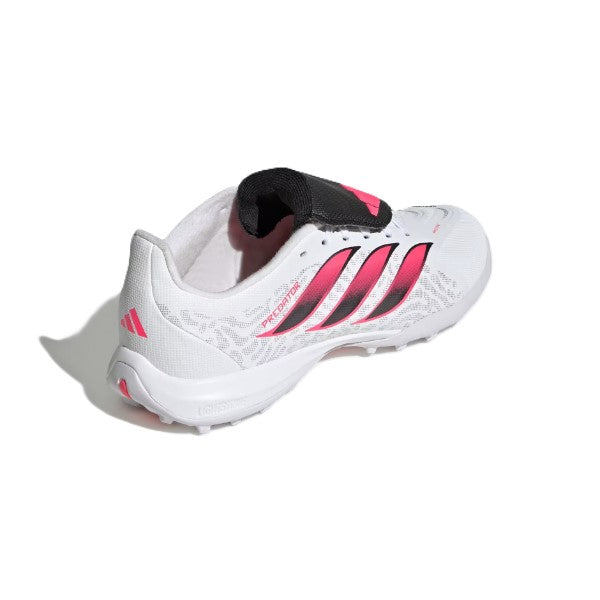 Adidas Predator League Ft Tf J Tartan Shoes For Boys, White&Black