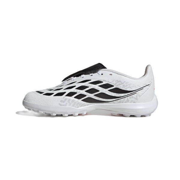 Adidas Predator League Ft Tf J Tartan Shoes For Boys, White&Black