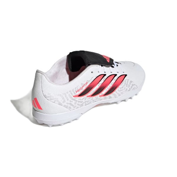 Adidas Predator Club Ft Tf Tartan Shoes For Men, White/Black/Red