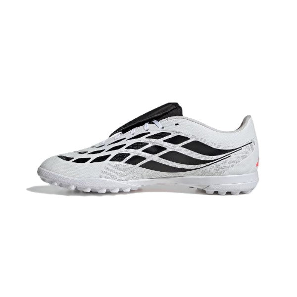 Adidas Predator Club Ft Tf Tartan Shoes For Men, White/Black/Red