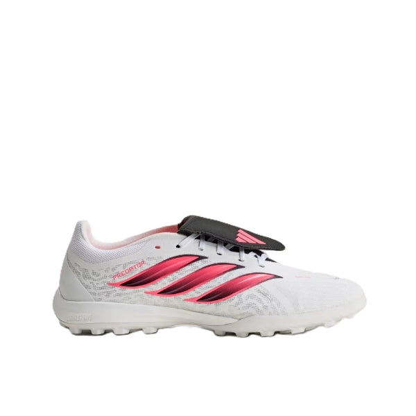 Adidas Predator League Ft Tf Tartan Shoes For Men, White&Black&Red