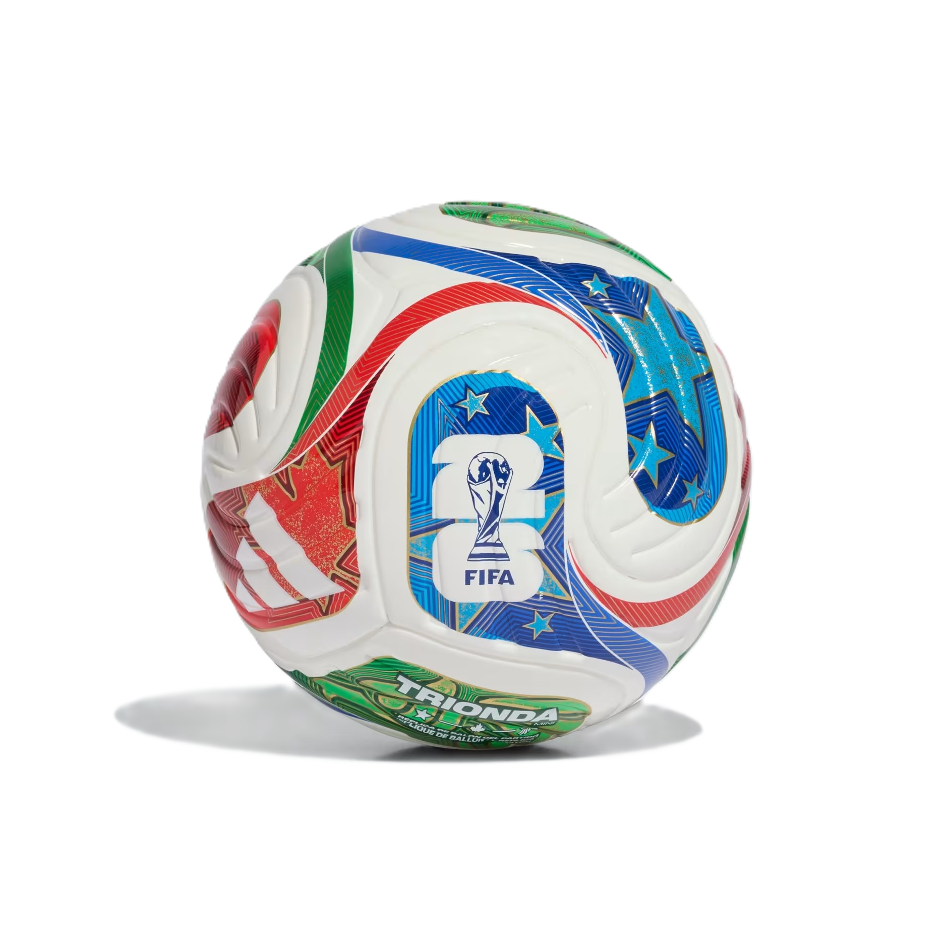 Adidas Wc Mini Football For Unisex, White&Red&Blue