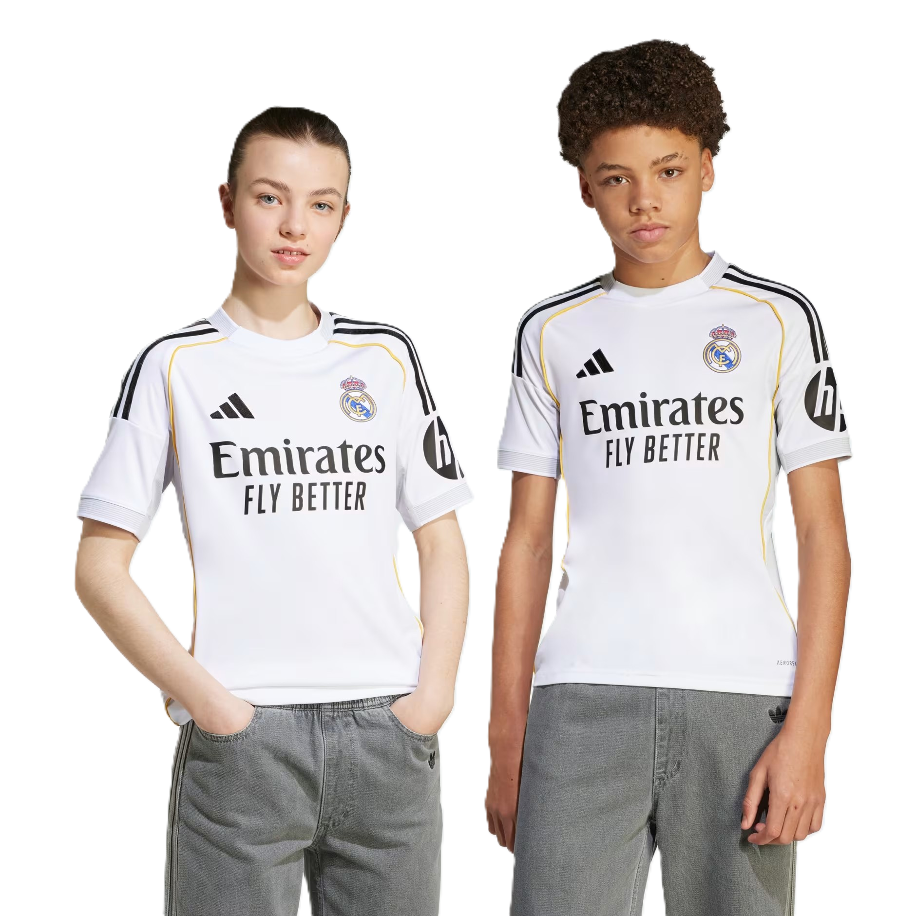 Adidas Real H Jsy Y Ss T-Shirt For Boys