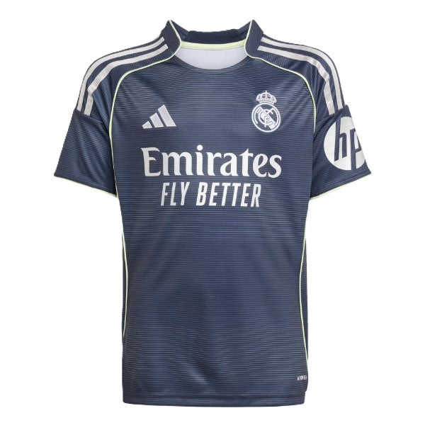 Adidas Real A Jsy Y Ss Football T-Shirt For Boys, Navy