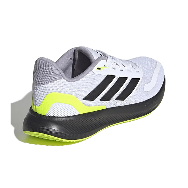 Adidas Runfalcon 5 J Running Shoes For Boys, Grey&Black&Green