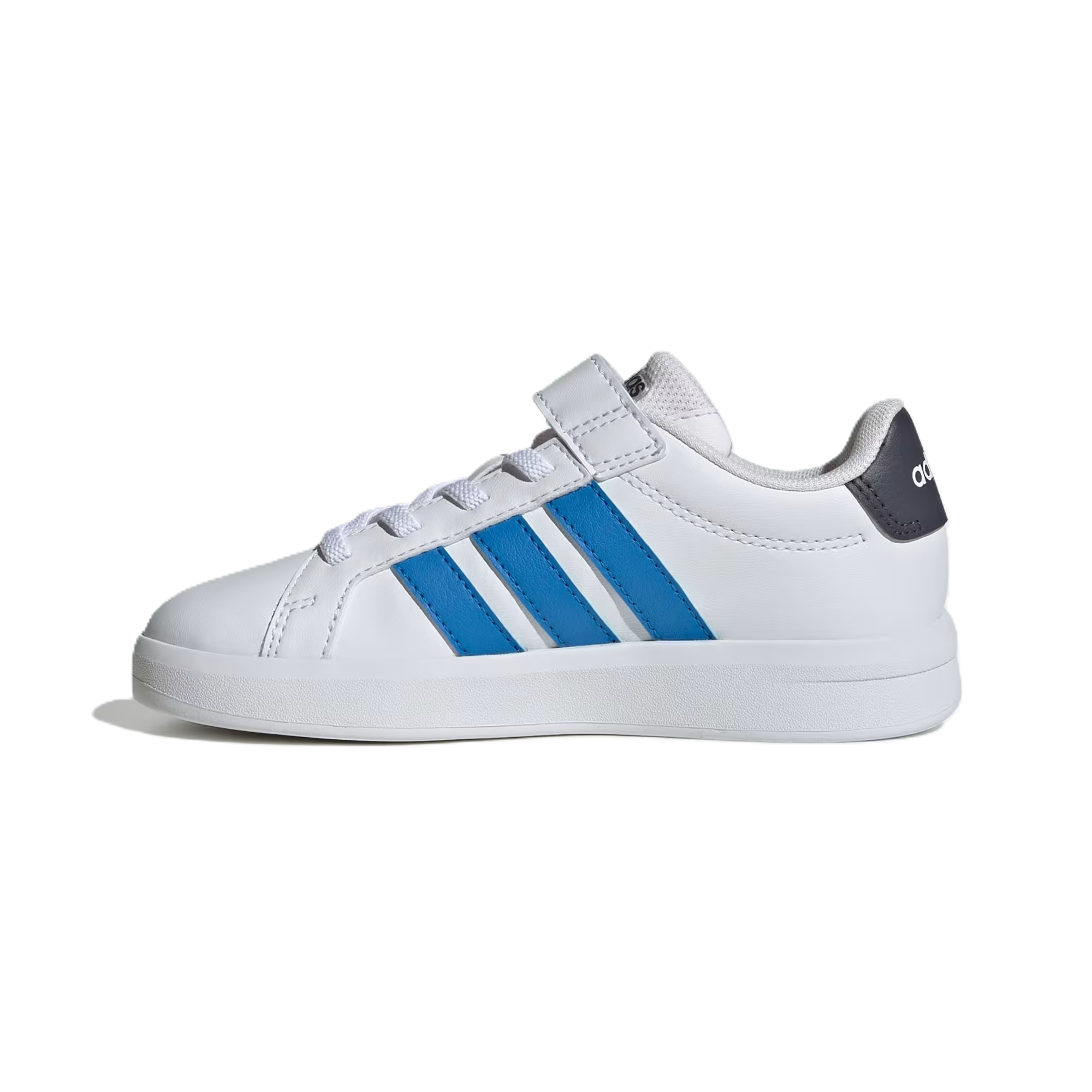 Adidas Grand Court 3.0 El C Lifestyle Shoes For Boys, White&Blue