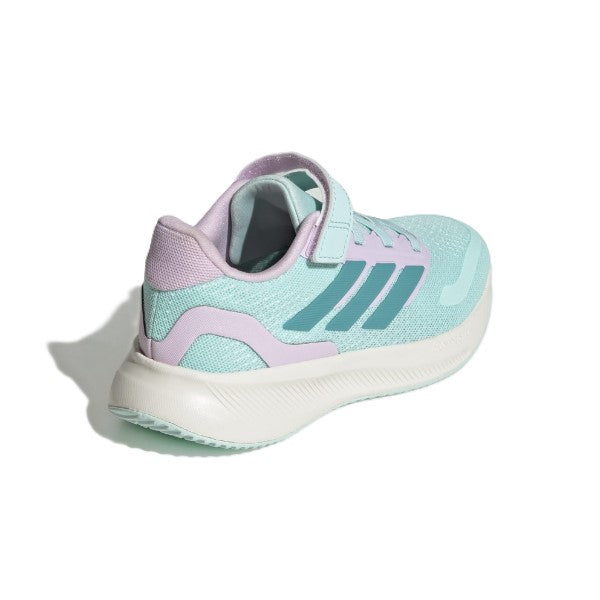 Adidas Runfalcon 5 El C Running Shoes For Boys, Mint Green&Lavander