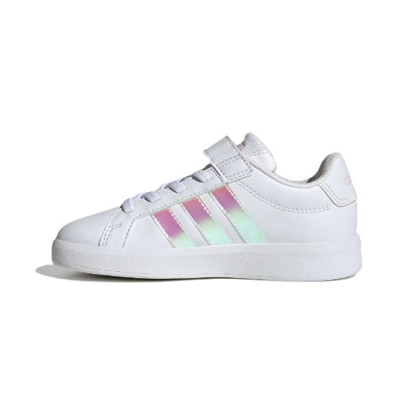 Adidas Grand Court 3.0 El C Lifestyle Shoes For Girls, White