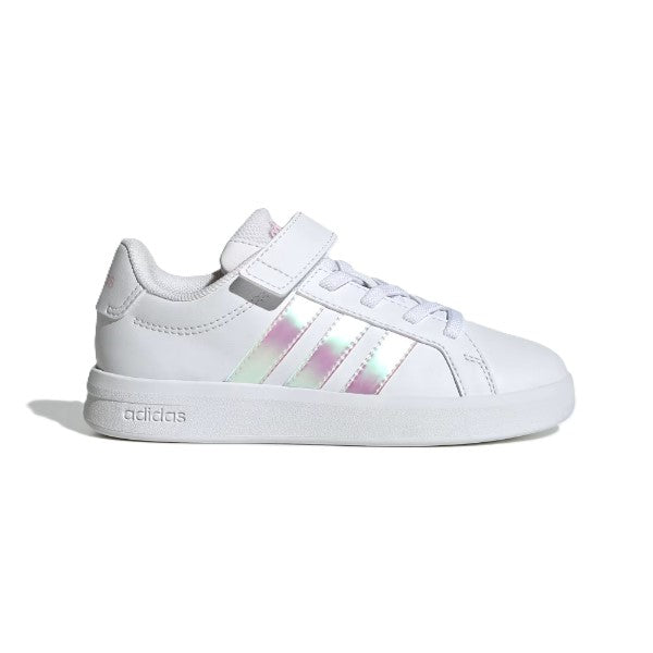 Adidas Grand Court 3.0 El C Lifestyle Shoes For Girls, White